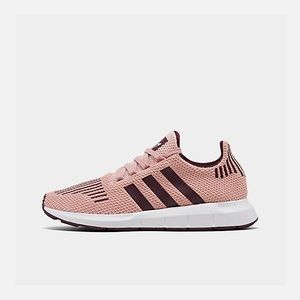 Adidas Swift Run Sneaker Pink/White/Maroon NWOT